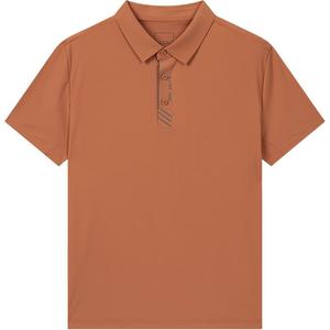 361° Футболка-поло мужская Clay Red с воротником-поло, умеренный прямой крой