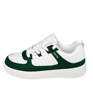 SUPEREDGE Скейтерские кроссовки с противоскользящим и износостойким покрытием унисекс бело-зеленые, цвет White Green