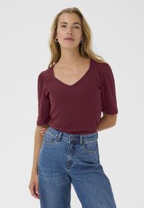 Футболка Kaffe CARLA, Zinfandel/Dark Red