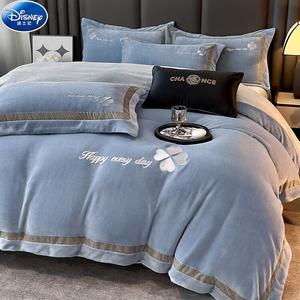 Disney Комплект постельного белья 4 предмета, простыня 200 см, пододеяльник 220x240 см, кварцевый серый + светло-серый