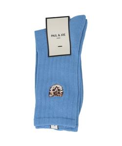 (M)PAUL&JOE/Paul & Joe Американские сетчатые носки с вышивкой