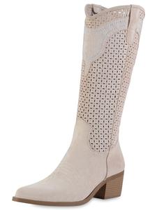 Сапоги VAN HILL, цвет beige velours