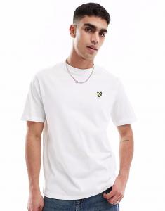 Футболка Lyle & Scott свободного кроя белого цвета