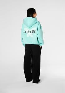 Толстовка с капюшоном FELICIOUS, бирюзовый