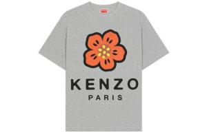 Футболка Boke Flower Series для мужчин, жемчужно-серая Kenzo, серый