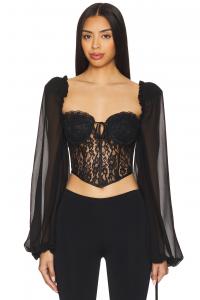 Топ Derrion Majorelle, black