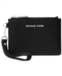 Кожаный кошелек Jet Set Small Coin Purse Michael Kors, черный