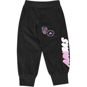 Детские трикотажные спортивные штаны Adidas, черный