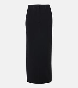 Трикотажная юбка макси со средней посадкой Joseph, черный