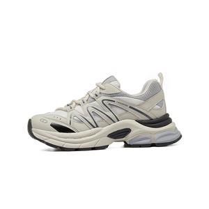 Низкие, износостойкие, массивные, женские кроссовки с амортизацией CARDANRO, Beige Black