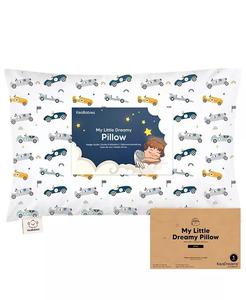 Подушка Jumbo для малышей с наволочкой, мягкие органические подушки для сна для малышей 14X20, детская подушка для путешествий Keababies, мультиколор