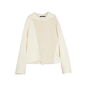 ELLE Толстовка Women's Ecru с капюшоном Moderate