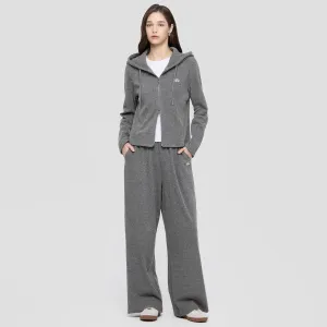 Вязаные спортивные брюки Women's Moderate Wide Leg GAP, heather серый