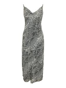 Длинное платье Noisy May NMAMIRA SINGLET CHIFFON DRESS NOOS, черный/бежевый