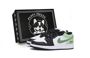 Баскетбольные кроссовки Air 1 Vintage Men Low-Top Black/Green Jordan
