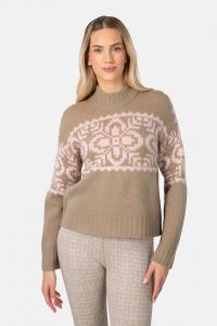 Шерстяной свитер disa Kari Traa, бежевый