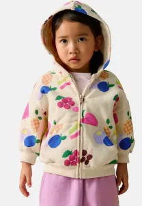 Толстовка с капюшоном на молнии Next, Cream Fruit