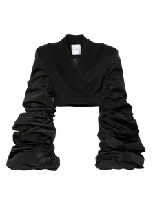 Куртка с объемными рукавами Vestiaire D'Un Oiseau Libre, черный