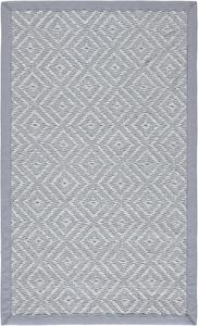 Ковер SAFAVIEH, 61 x 92 см, Natural Fiber Collection, Light Grey & Grey, дизайн с деревенской канвой из сизаля, простой уход, идеален для помещений с высокой проходимостью: прихожая, гостиная, спальня (NF154B)