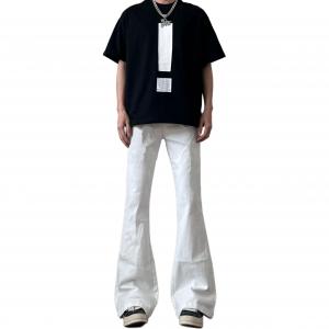 Джинсы Unisex Moderate Straight Fit ZIAREL, белый