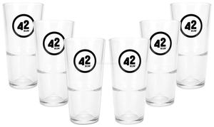 42 Набор стаканов для лонг-дринков для коктейля с водкой - 6 стаканов для лонг-дринков Bacardi