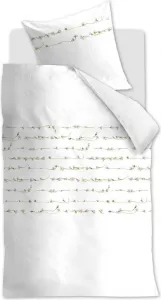 Комплект постельного белья Renforcé, 2 предмета, пододеяльник 135 x 200 см, наволочка 80 x 80 см, Madeliefje 181583, белый Marjolein Bastin