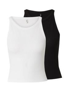 Топ ONLY ONLEMMA, черный/белый