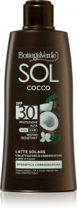 Sol cocco водостойкое солнцезащитное молочко spf 30 Bottega Verde, 200 мл