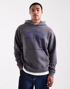 Укороченная толстовка Two Horse Athletic Club темно-серого цвета Levi'S