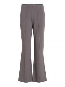 VILA Брюки-клеш серого цвета