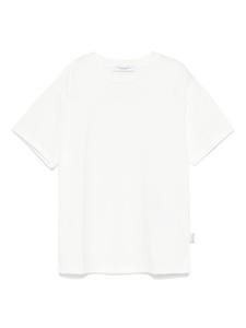 Paolo Pecora Kids футболка с нашивкой-логотипом, белый