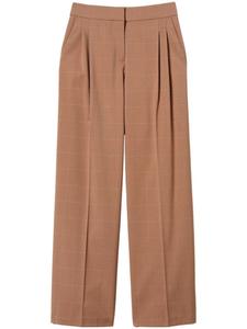 Брюки палаццо в клетку TWINSET, серый