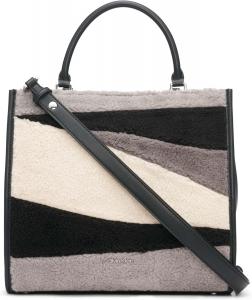 Сумка-тоут Calvin Klein Sophia с тремя отделениями, Black/Stone Multi