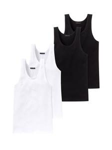 Майка Schiesser, цвет schwarz/weiss