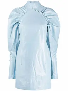 Платье Kim с объемными рукавами ROTATE BIRGER CHRISTENSEN, синий