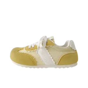 JimiXiong Женские скейтерские кроссовки желтые, цвет Yellow