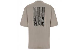 Футболка Balenciaga Wide, бежевый