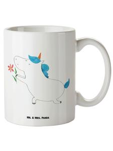Кружка XL Цветок единорога без слов, белый цвет Mr. & Mrs. Panda