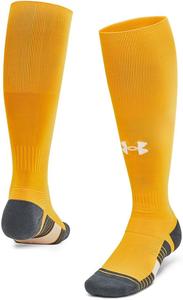 Under Armour Unisex Magnetico носки до икры, (750) Steeltown Gold/Pitch Gray/White