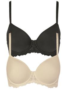 Бюстгальтер на косточках Nina von C., цвет latte macchiato schwarz