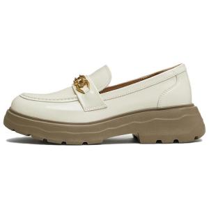 Лоферы женские однотонные TATA, Ecru