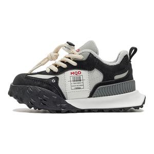 Нескользящие, легкие, теплые, детские, повседневные кроссовки MQD, черный