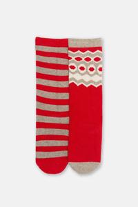 Носки Fair Isle Cozy, красные Kite, красный