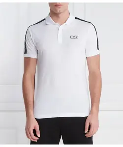 Футболка поло Regular fit Ea7, белый