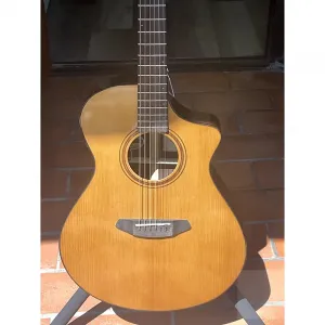 Breedlove Performer Pro Concert Thinline CE - полностью массивная европейская ель / индийский палисандр - с тонировкой старения - в жестком футляре