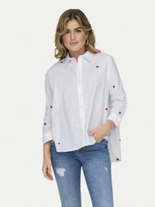 Рубашка box fit 15283743 Only, белый