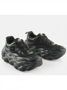 Кроссовки на шнуровке Buffalo, черный