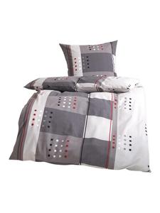 Постельное белье Berlin серого цвета Traumschlaf, 200x200 (2x 80x80 см)
