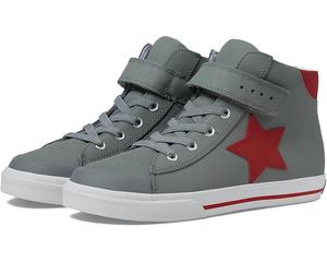 Кроссовки FootMates Riley-Leather, цвет Gray/Red Leather