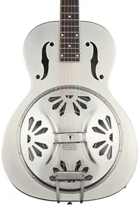 Gretsch G9221 Bobtail Roundneck Resonator - корпус из стали, гриф из падука